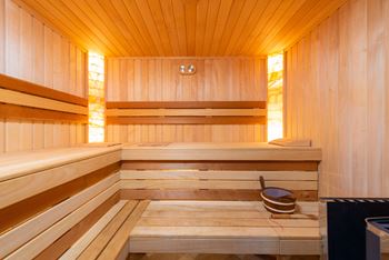 Wooden sauna 