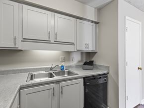 Montgomery apartment for rent - Kitchen with dishwasher at Stratford Village Montgomery AL
