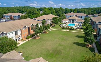 The foundry community aerial view - carrollton ga - professionally operated by highlands vista group