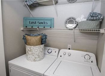 Full-size washer and dryer
