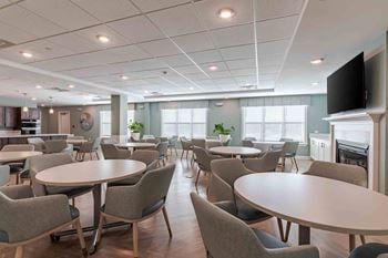 A warm, welcoming community club room for gatherings and laughter