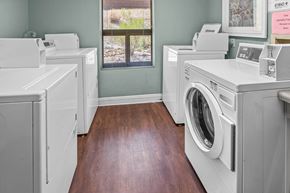 Wickenburg apartment for rent - A laundry room with washers and dryers.
