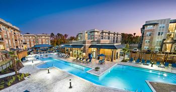 Twilight pool