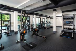 Chattanooga apartment for rent - Fitness Studio at One Riverside Apartments, Chattanooga