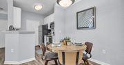 Chattanooga apartment for rent - a kitchen and dining room with a table and chairs at Marina Point, Chattanooga, TN