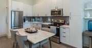 Richmond apartment for rent - Stylish white cabinetry with stainless appliance package at 2000 West Creek Apartments, Virginia, 23238