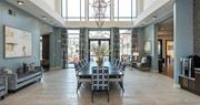 Richmond apartment for rent - Grand clubhouse with open seating at 2000 West Creek Apartments, Virginia, 23238