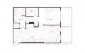 Floor plan for 1 bed, 1 bath, 756 sqft