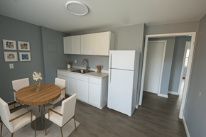 Syracuse apartment for rent - Modern Kitchen and Dining Space at The Summit, New York 