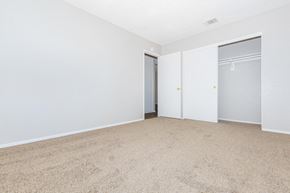 Hesperia apartment for rent - an empty bedroom with white walls and a closet