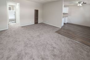San Jose apartment for rent - Model Apartment Living room and Dining room