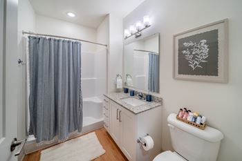 Showers with built-in seat*