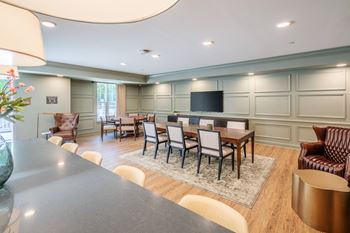Resident social lounge and game room