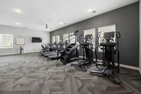 Beaufort apartment for rent - A gym with treadmills and elliptical machines.