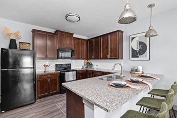 Black appliances