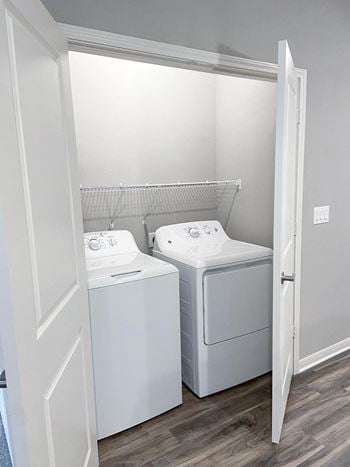Washer/dryer in every apartment