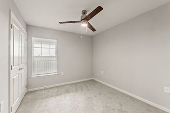 Carpeted bedrooms