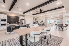 San Marcos apartment for rent - A modern kitchen with a dining table and chairs.