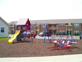Liberty apartment for rent - Playground in front of Patriot Pointe Apartments in Liberty, IN