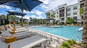 Naples apartment for rent - a swimming pool in front of The Pearl apartments in Naples FL