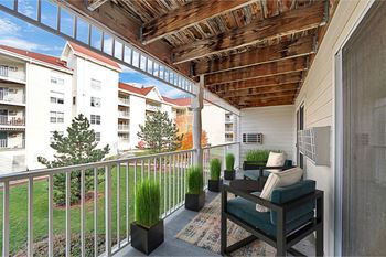 Spacious patio