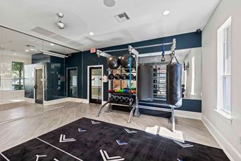 Modern fitness center