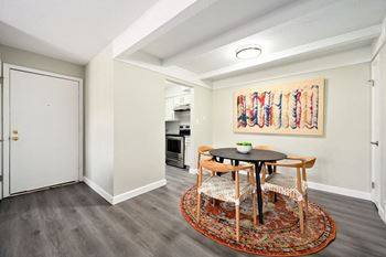 Decorated dining area