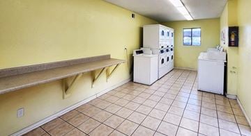Glendale apartment for rent - a kitchen with two refrigerators and a counters and a counter top