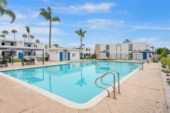 Relaxing swimming pool