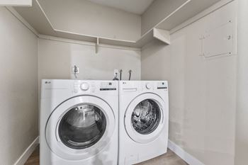 Washer dryer in unit