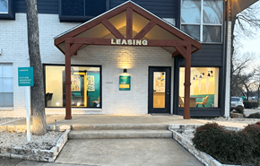 Garland apartment for rent - Leasing Office Exterior at Lovato, Garland, 75040