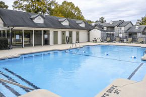 Fayetteville apartment for rent - Pool With Lounge Chairs at Henley, Fayetteville, North Carolina