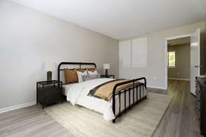 Raleigh apartment for rent - Comfortable Bedroom at Rosen at North Hills, North Carolina