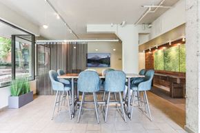 Portland apartment for rent - a dining room with a table and chairs