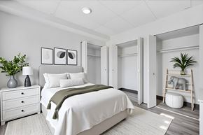Washington apartment for rent - Virtually staged bedroom