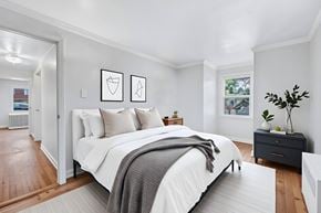 Essex apartment for rent - Virtually staged bedroom