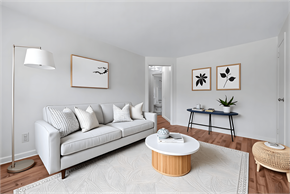 Essex apartment for rent - Virtually staged livingroom