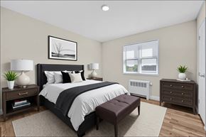 Hyattsville apartment for rent - Virtually staged bedroom