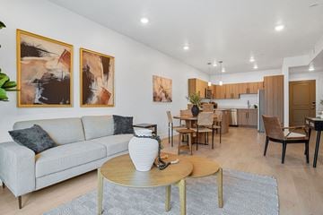 Ogden apartment for rent - a living room with a couch and a table