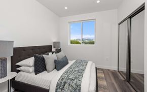 Los Angeles apartment for rent - a bedroom with a large bed in a house