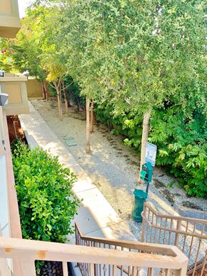 Los Angeles apartment for rent - a view of the entrance to the condo from the balcony
