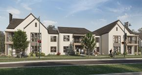 Bozeman apartment for rent - A row of modern houses with people walking in front.