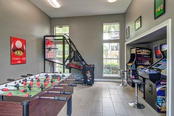 Arcade and gaming room