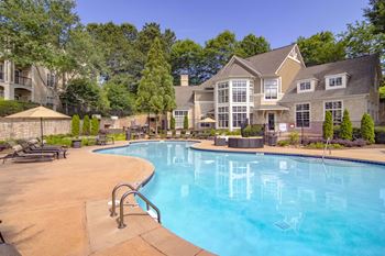 Resort-style swimming pool