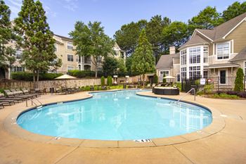 Resort-style swimming pool