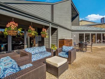 Resort style pool and sun deck