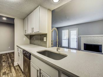 Updated white cabinets*