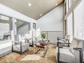 Fort Worth apartment for rent - A living room with a couch, chairs, and a coffee table.