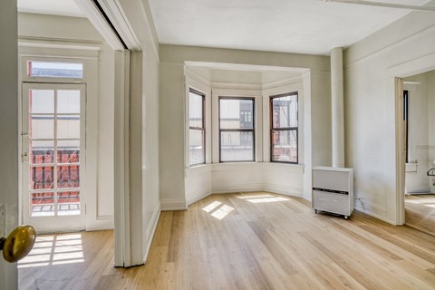Floor plan for 1 bed, 1 bath, 500 sqft