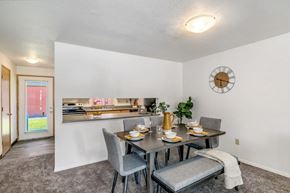 Vancouver townhouse for rent - Dining And Kitchen View at Alder Creek Apartments, Vancouver, 98682